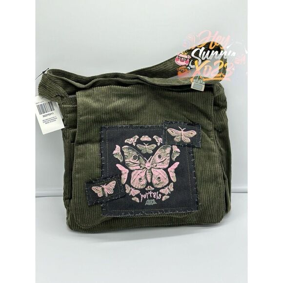 Melanie Martinez Portals Butterfly Corduroy Messenger Bag - Picture 1 of 7